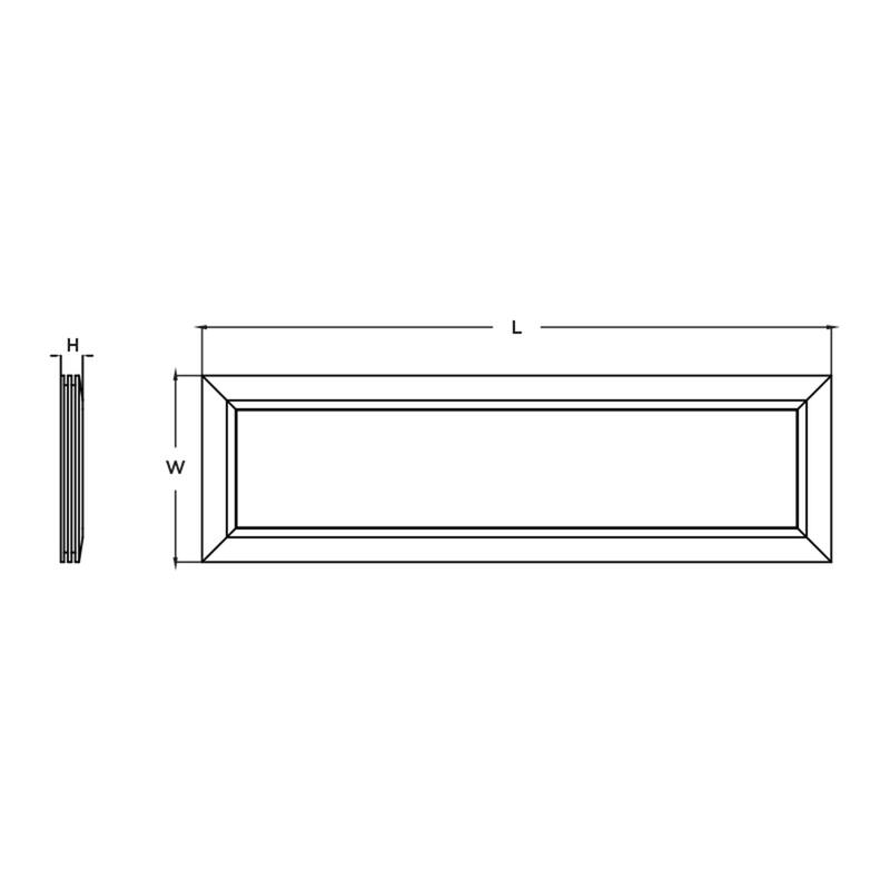 Sloane 1-light ADA White LED Flush Mount, White Acrylic Shade