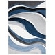 preview thumbnail 130 of 128, SAFAVIEH Hollywood Deep Mid-Century Modern Abstract Rug 5'3" x 7'6" - Grey/Blue