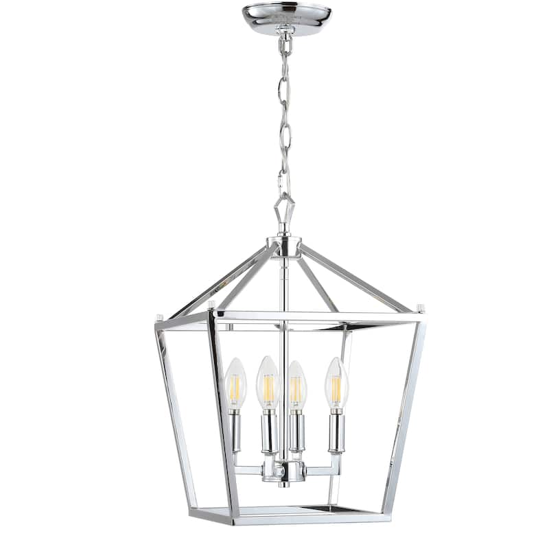 Marion Lantern Metal LED Pendant, by JONATHAN Y
