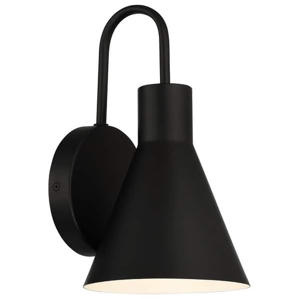 slide 2 of 6, Access Lighting 20137LEDDMG Solano 12" Tall LED Wall Sconce Black