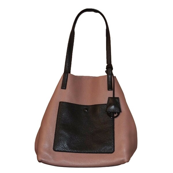 michael michael kors brown leather colgate grab bag