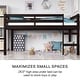 preview thumbnail 13 of 11, Avenue Greene Nyro Twin Wooden Loft Bed