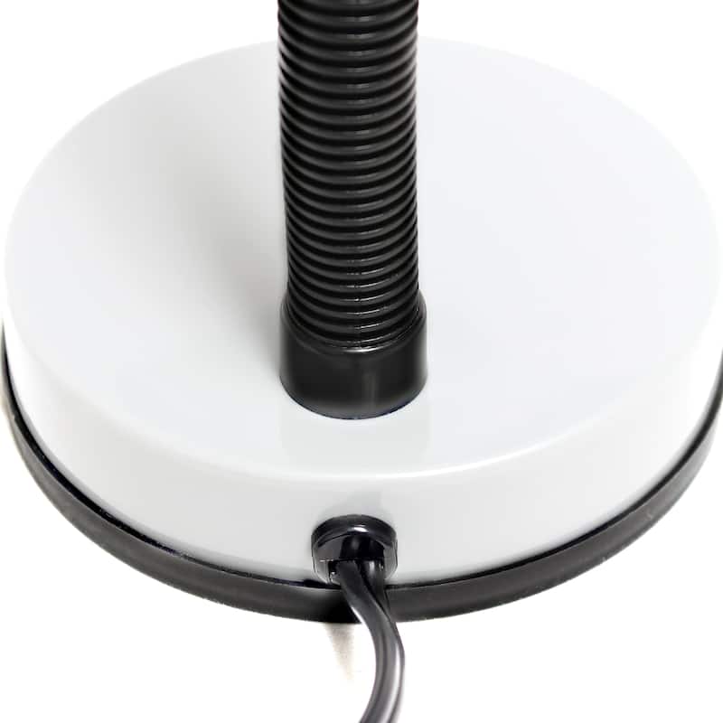 14.25" Metal Desk Task Lamp and Bowl Shade with Gooseneck