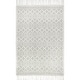 preview thumbnail 2 of 11, Nuloom Contemporary Handmade Flatweave Dot Aztec Indian Trellis Tassel Area Rug