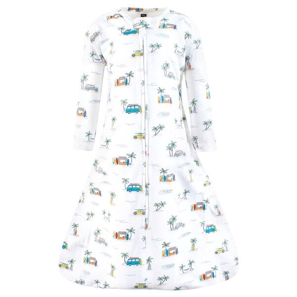 slide 1 of 1, Hudson Baby Long Sleeve Cotton Jersey Sleeping Bag, Sack, Blanket, Surfer Dude
