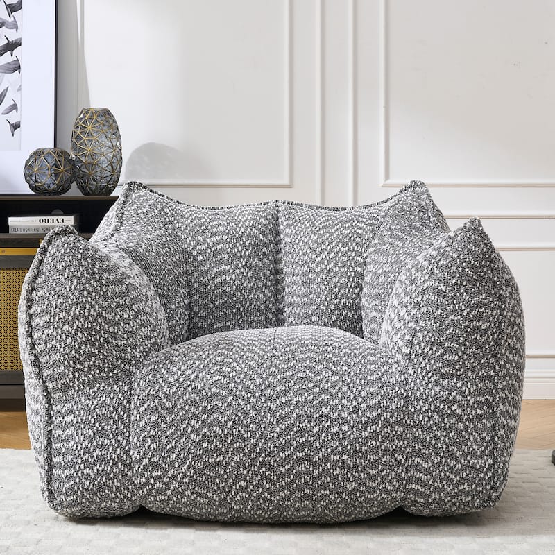 Lazy Bean Bag Chair with Arms for Living Room