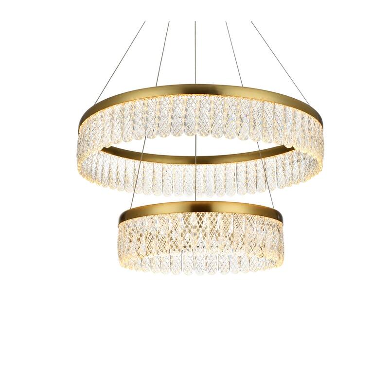 Indigo Home 24 inch Adjustable LED chandelier