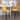Velvet Upholstered Barstools with Button Tufted Decoration and Wooden Legs, and Chrome Nailhead Trim, Leisure Style Bar Chairs
