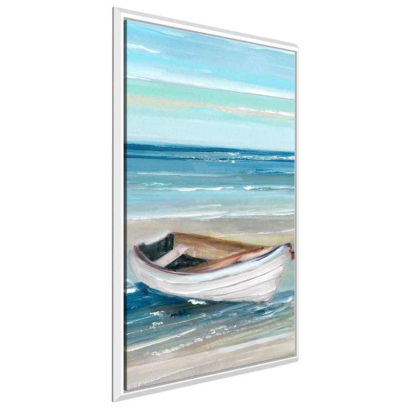 "Shore Hopping" by Sally Swatland Print on Floating Canvas