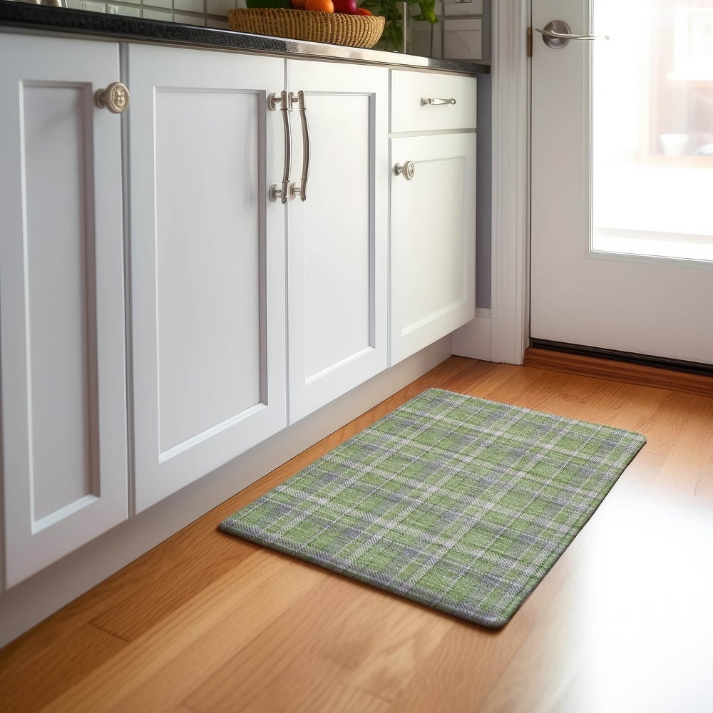 Premium Washable Super Soft Plaid Mayfield Rug