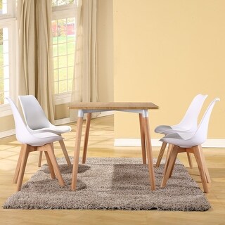 Shop Soft Pad Chairs With Wooden Legs For Dinning Room House Furniture Overstock 27971785