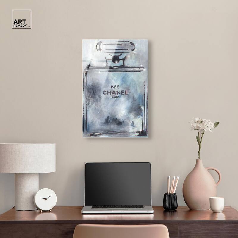 Doll Memories - Grey Perfume Acrylic by Art Remedy, Ready to Hang