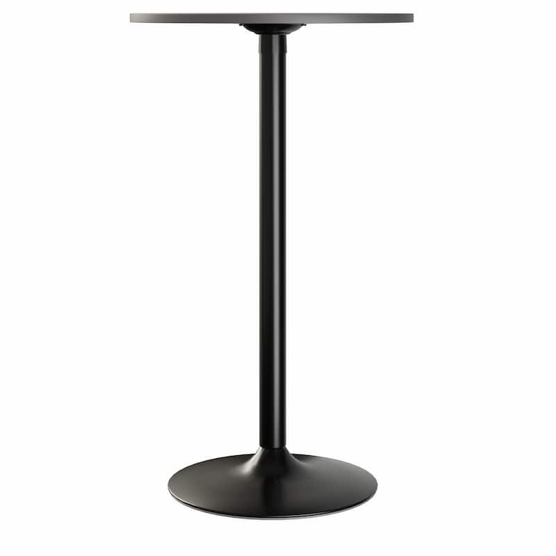 Tarah Pub Table, Black and Slate Gray - 23.62 x 23.62 x 39.76 inches