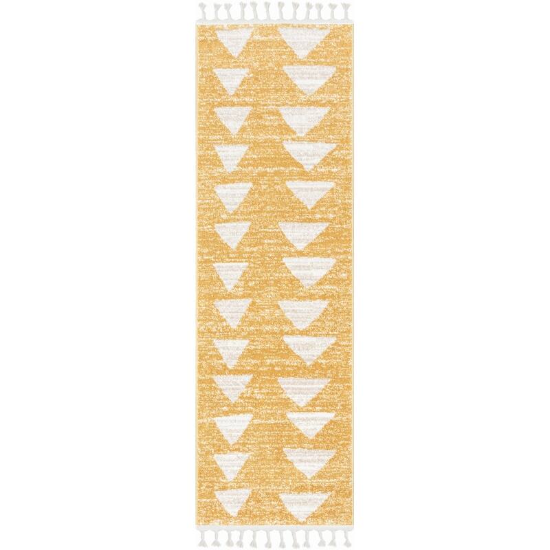 Well Woven Kennedy Triangles Modern Geometric Pattern Area Rug