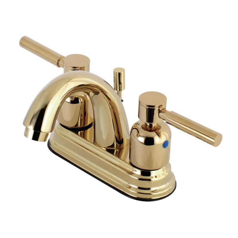Kingston Brass Concord 1.2 GPM Centerset Bathroom Faucet with Metal - Polished Brass
