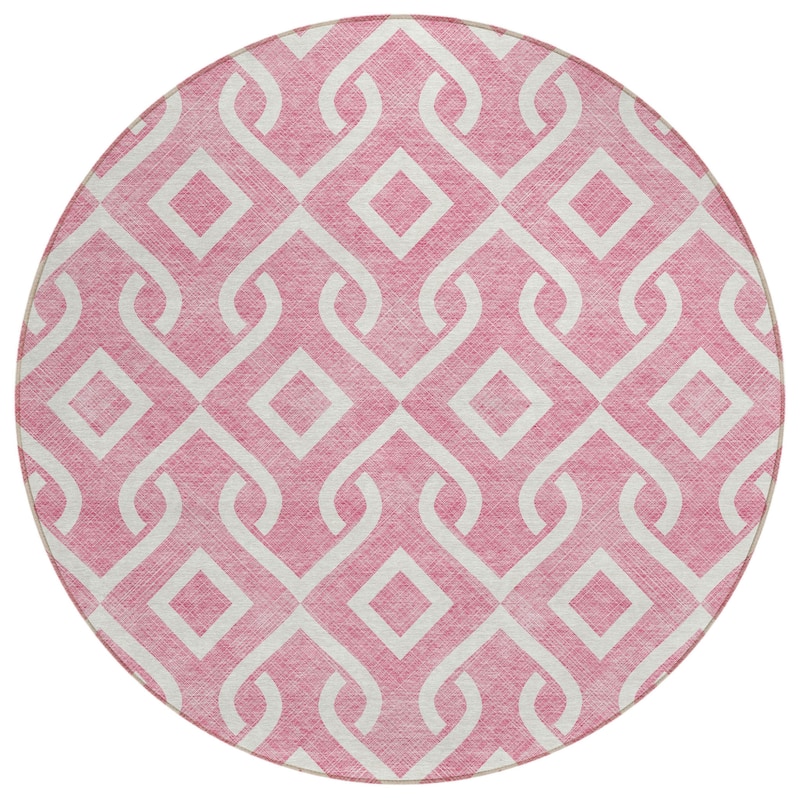 HomeRoots Geometric Transitional Rectangle Outdoor Rug