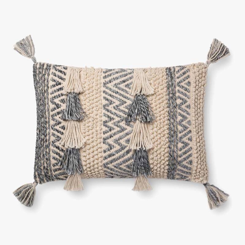 Alexander Home Jessie Chevron Boho Throw Pillow - Down
