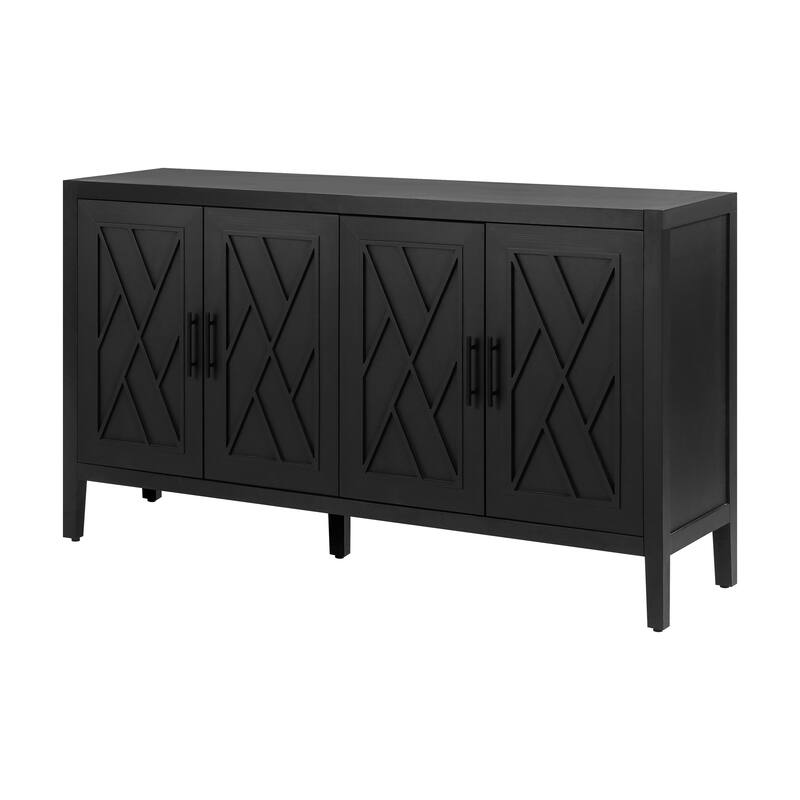 4 Door Wooden Twill Sideboard