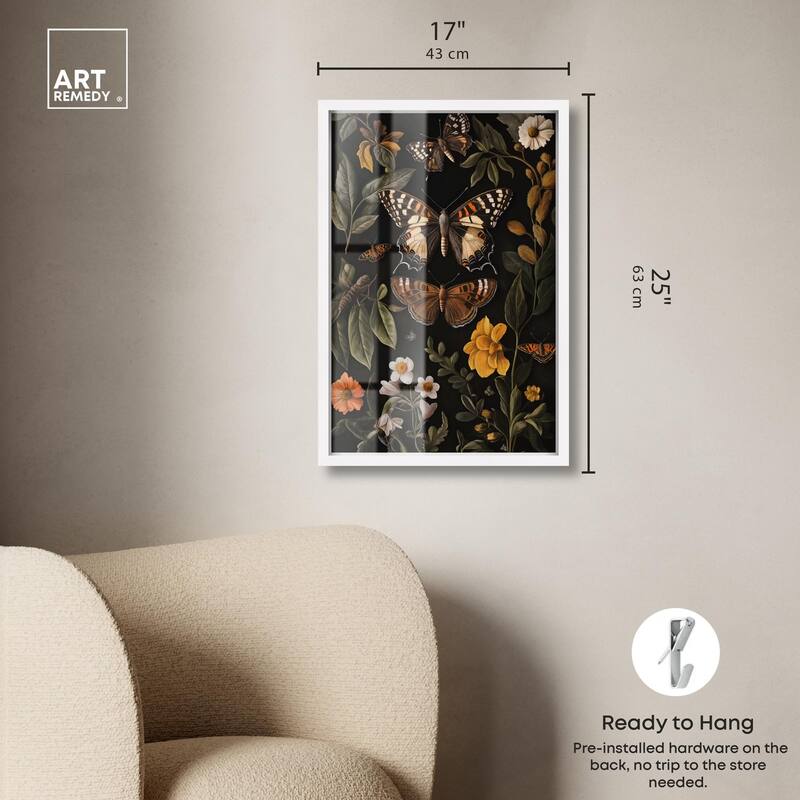 Winged Visitors I Shadowbox by Art Remedy