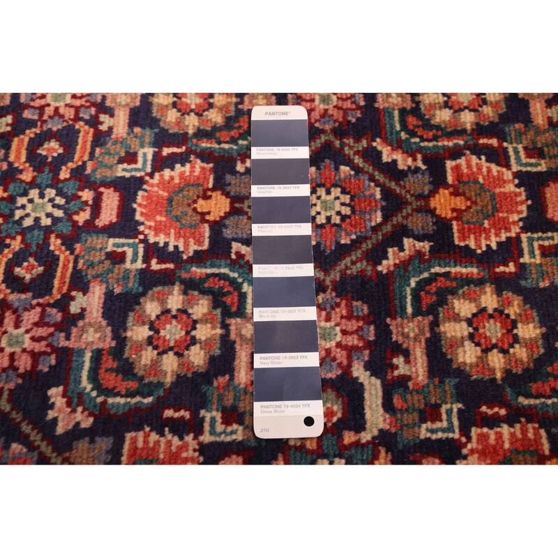 ECARPETGALLERY Hand-knotted Andelz Navy Wool Rug - 3'3 x 13'9
