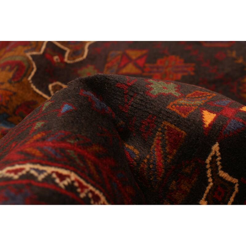 Teimani Black Rug 3'10" x 6'1" - 3'10 x 6'1