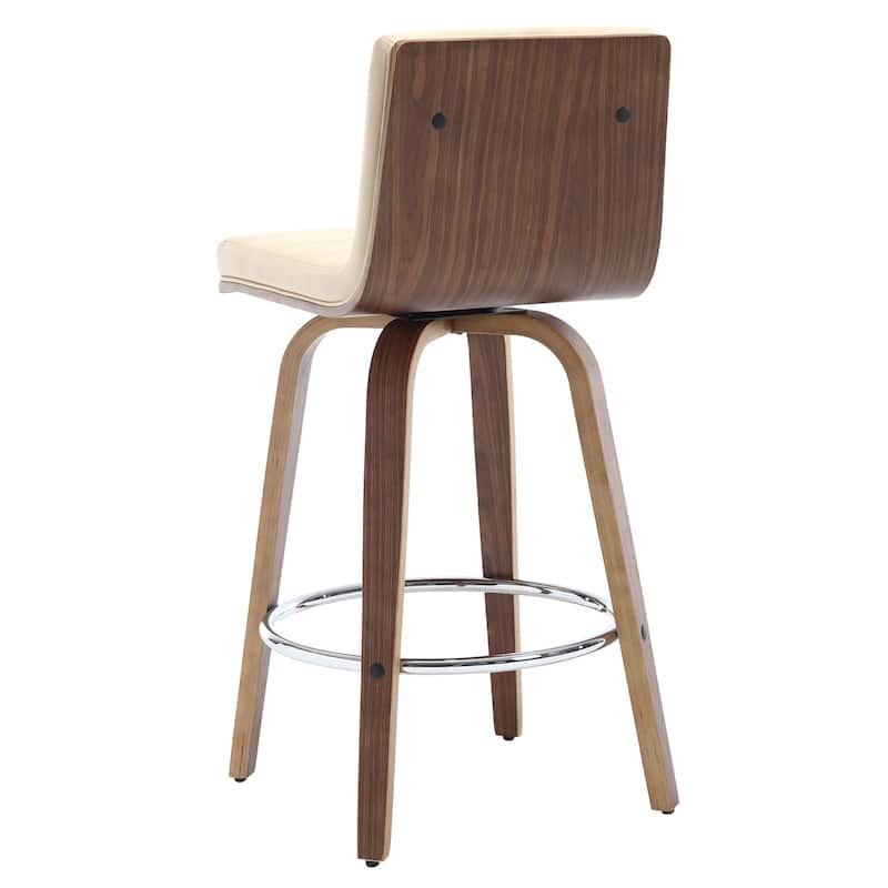 26"/29" Faux Leather Swivel Bar/Counter Stools, Set of 2/3