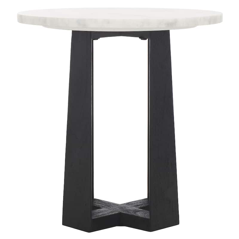SAFAVIEH Couture Trenton Marble Top Accent Tabl - 20"W x 20"D x 20"H
