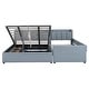 preview thumbnail 6 of 13, Queen Size & Twin XL Size PU Leather Storage Upholstered Platform Bed