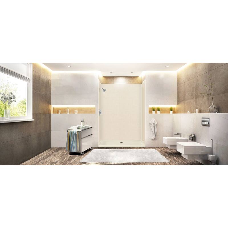 Transolid Expressions 60-in X 32-in X 72-in Glue to Wall Shower Kit - 32" x 60" x 72"