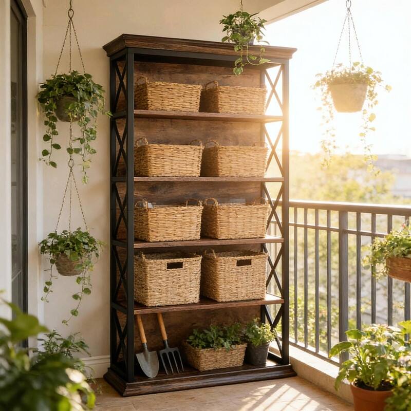 Modern Stylish Bookshelf - Spacious Bookcase Storage Shelf