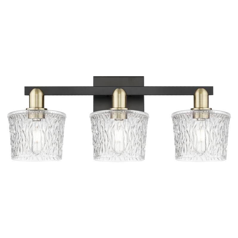 Innovations Lighting Endless Possibilities Arcadia - Niagara - 3 Light 26" Bath Vanity Light - Black Antique Brass