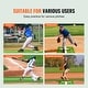 preview thumbnail 6 of 5, Baseball Softball Hitting Batting Mat with Tightening Rope - 10' x 3.8'