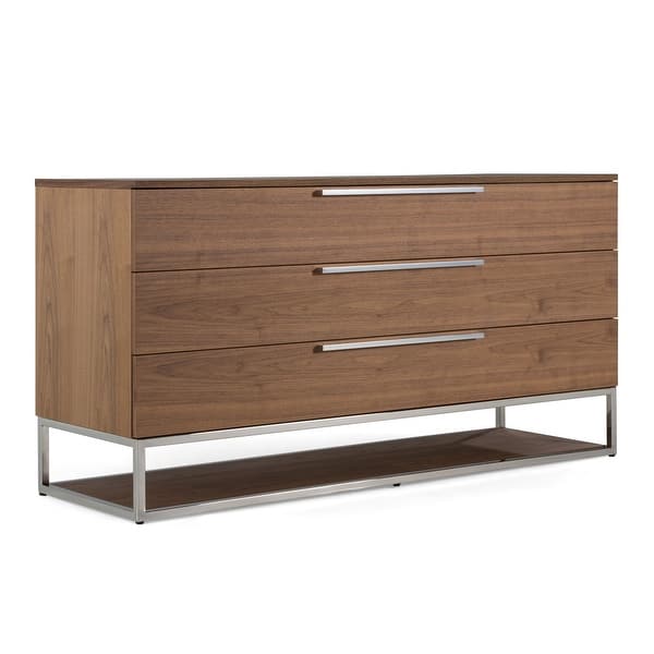 slide 2 of 8, Modrest Helenora Modern Walnut Dresser