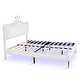 preview thumbnail 17 of 23, Queen Size Upholstered Bed Frame with LED Lights