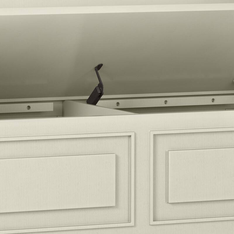 WYNDENHALL Hampshire SOLID WOOD 42 inch Wide Traditional Entryway Storage Bench - 42 W x 18 D x 29.5 H