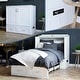 preview thumbnail 78 of 136, Southampton Murphy Bed Chest with Mattress & Built-In Charger White - Twin XL