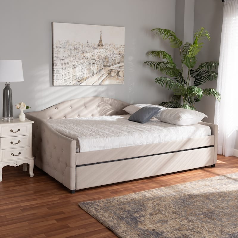 Becker Modern and Contemporary Transitional Daybed with Trundle