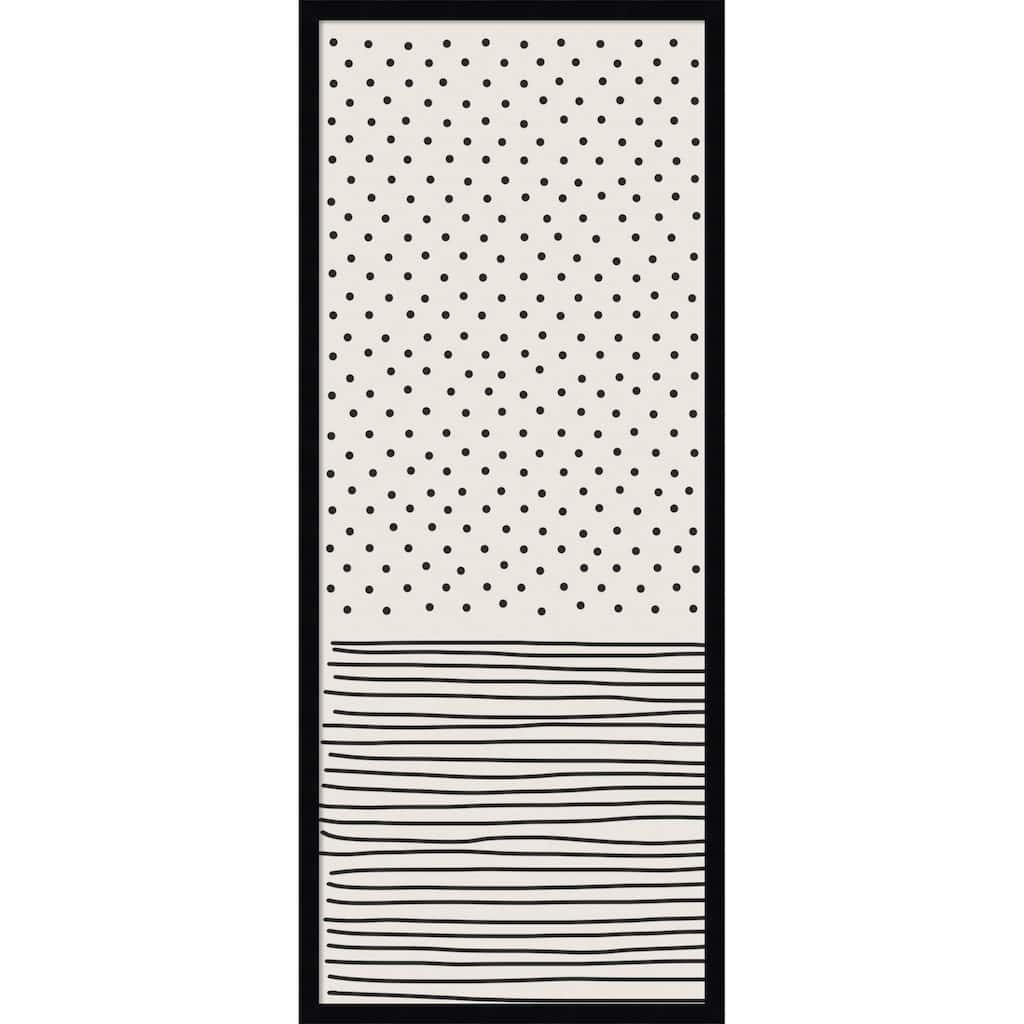 Amanti Art Framed Fabric Pinboard Minimal Line Vibes #1 by Jay Stanley Printed Bulletin Board