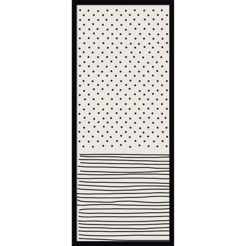 Amanti Art Framed Fabric Pinboard Minimal Line Vibes #1 by Jay Stanley Printed Bulletin Board