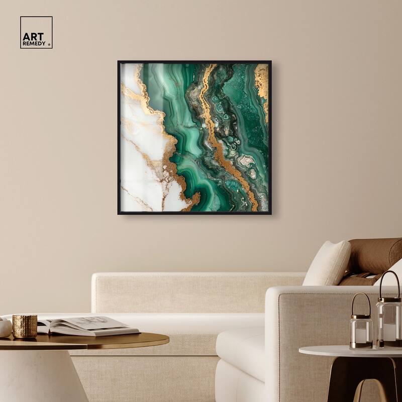 Malachite Majesty Shadowbox by Art Remedy