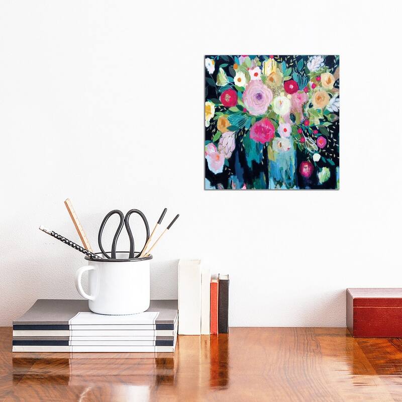 iCanvas "Follow The Roses" by Carrie Schmitt Canvas Print - 12x12x1.5