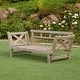 preview thumbnail 6 of 48, Cambridge Casual West Lake Convertible Wood Outdoor Sofa Daybed