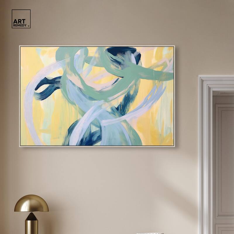 Entangled Embrace I Canvas by Art Remedy