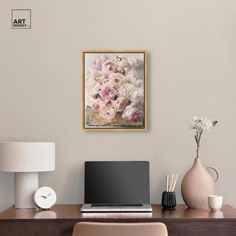 Beautiful Glam Floral Case Canvas by Art Remedy