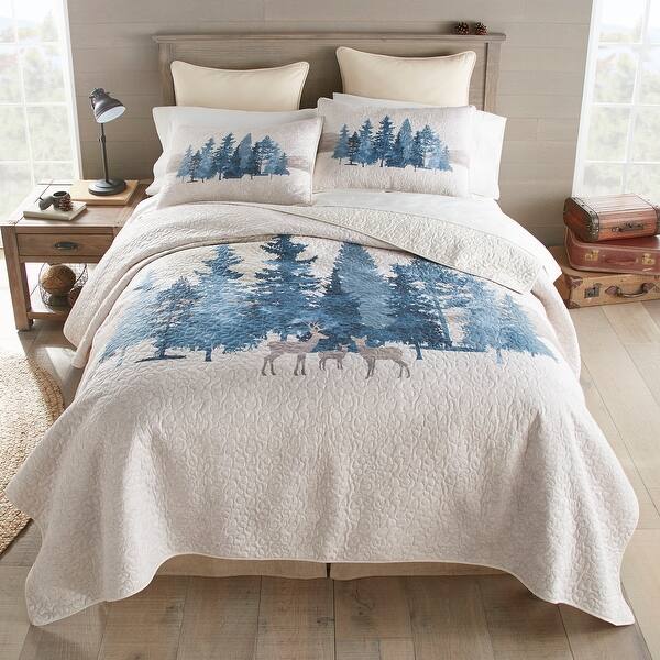 slide 1 of 5, Donna Sharp Watercolor Forest UCC Quilt Set