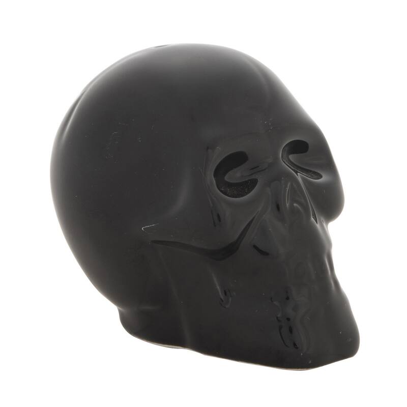 Transpac Dolomite 3.25 in. Multicolor Halloween Metallic Salt and Pepper Shaker Set of 2