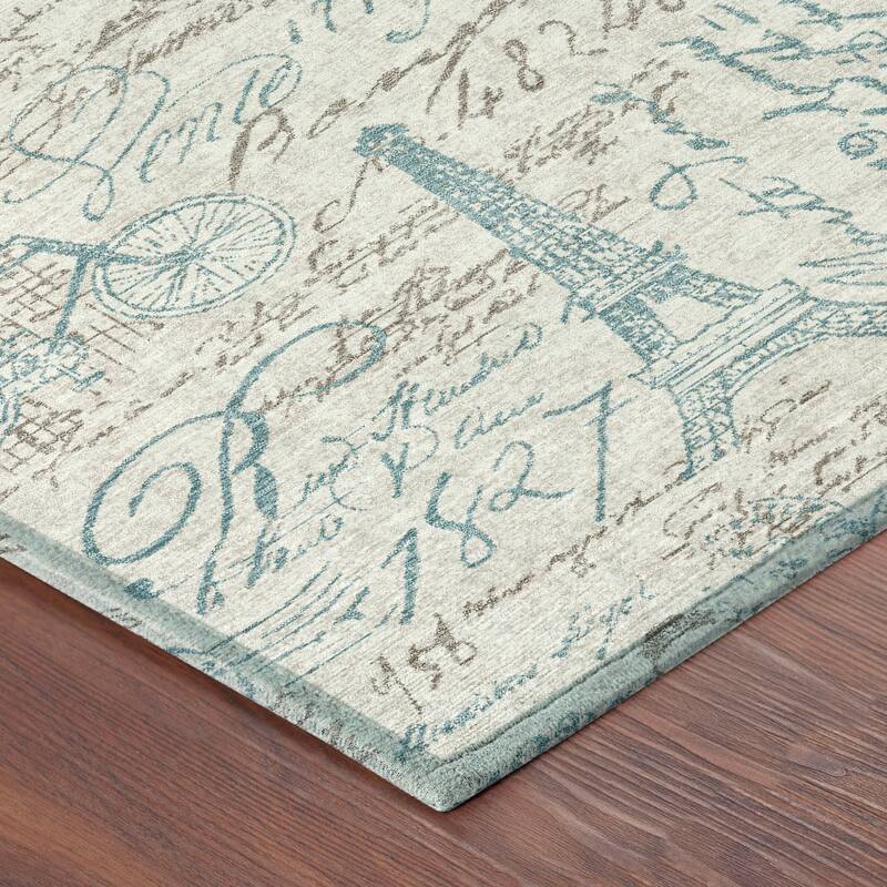 Machine Washable Indoor/ Outdoor Paris Chic Chantille Rug