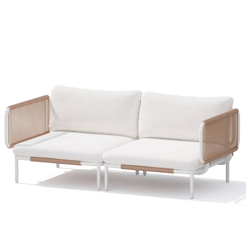 Sectional Sofa Set for Patio Outdoor Cushion Furniture DIY Free Combination