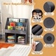 preview thumbnail 5 of 8, Gymax Honeyjoy Kids Wooden Bookshelf Bookcase Children Toy Storage