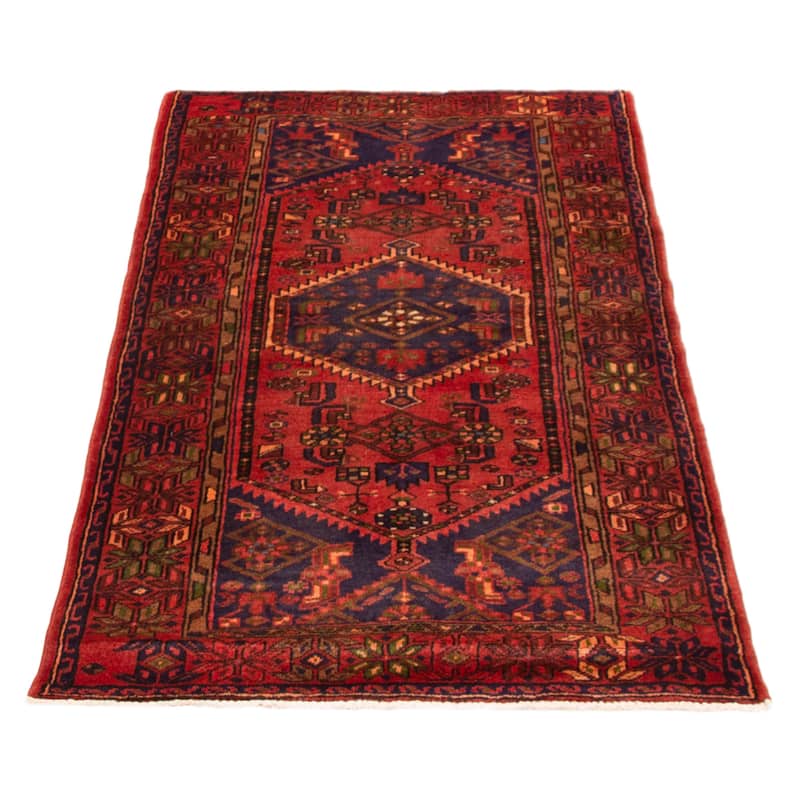 ECARPETGALLERY Hand-knotted Andelz Red Wool Rug - 3'6 x 6'7